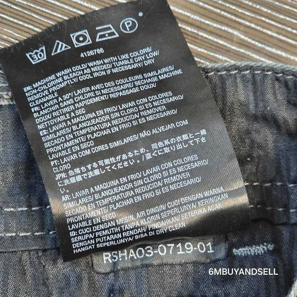 Volcom Frickin Modern Stretch Chino Shorts Mens 32 Charcoal Gray A09118D0
